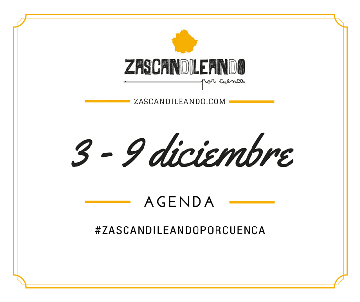 Agenda de Cuenca del 3 al 9 de diciembre 2015