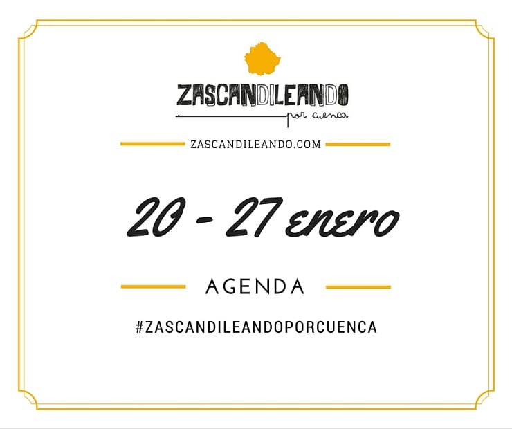 Agenda del 20 al 27 de enero de 2016 en Cuenca