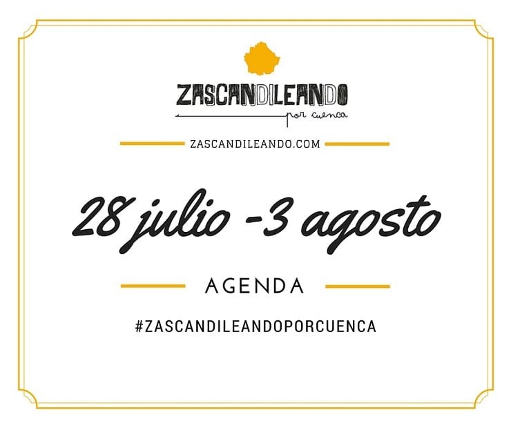 Agenda del 28 de julio al 3 de agosto de 2016 en Cuenca