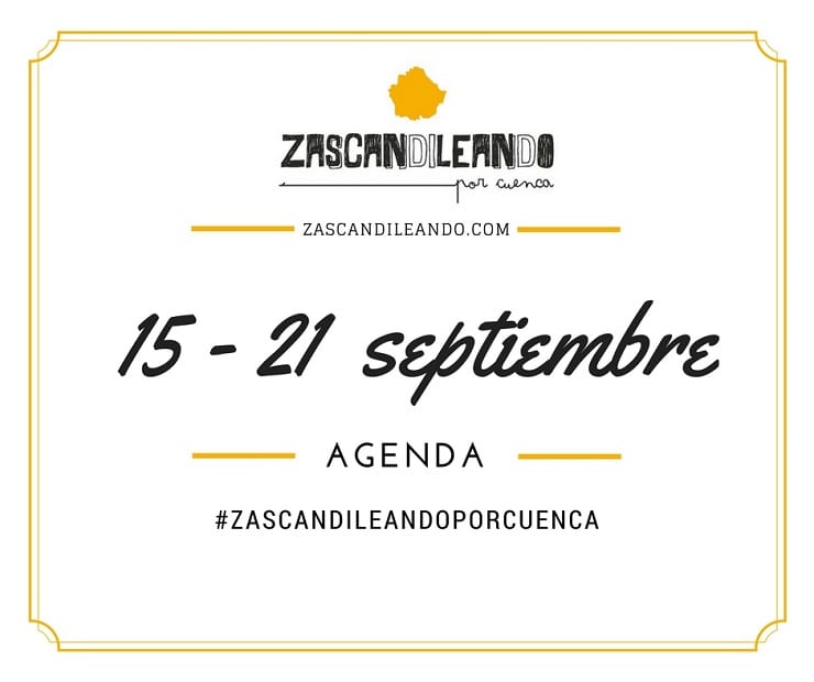 Agenda del 15 al 21 de septiembre de 2016 en Cuenca
