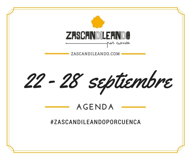 Agenda del 22 al 28 de septiembre de 2016 en Cuenca