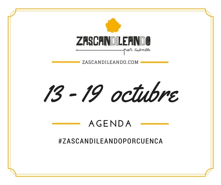 Agenda del 13 al 19 de octubre de 2016 en Cuenca