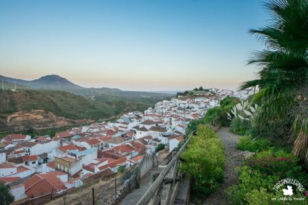 Panorámica del pueblo de Fuencaliente desde el mirador de San Benito