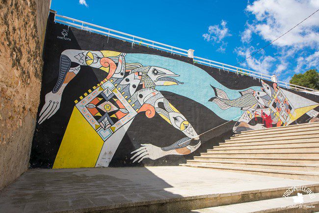 El arte urbano es otro de los alicientes que tiene el pueblo de Caudete